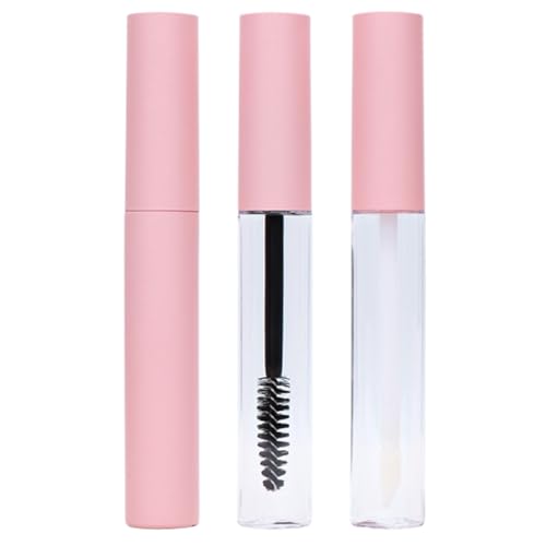 3pcs leere Mascara -Röhre 10 ml leere Mascara -Röhre und Zauberstab, Mascara -Behälter leerer leerer Lipgloss und Eyeliner -Rohr nachfüllbaren Mascara -Röhrchen leer für Rizinusöl leer von Gcroet