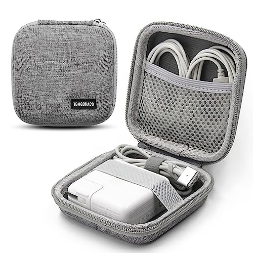 Gdraco Kabeltasche Reise Aufbewahrungstasche Elektronik Organizer für MacBook Air/Pro Kabel USB-Kabel SD-Karten Festplatte E-Book Kindle iPad Energienbank (Grau) von Gdraco