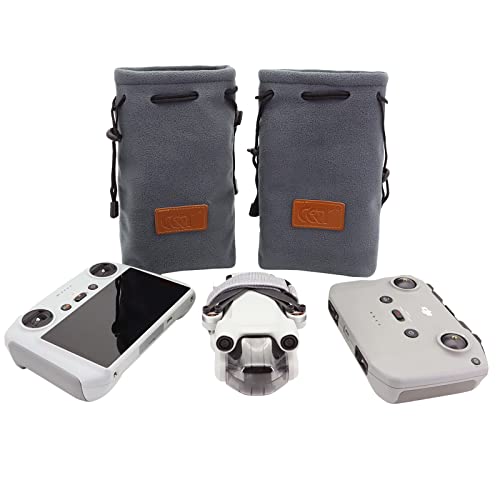 Gdraco Mini3 Tragetasche, Kompakter Case für DJI Mini 3 Pro, Flanell-Tasche Organizer, Drohnenzubehör von Gdraco