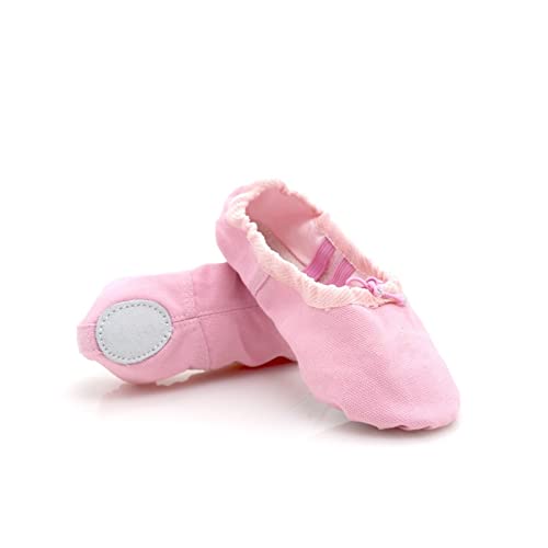Spitzenschuhe, Ballettschuhe Yoga Ledersohlen Tanzschuhe Mädchen Canvas Ballettschuhe Flats, von GeOinQL