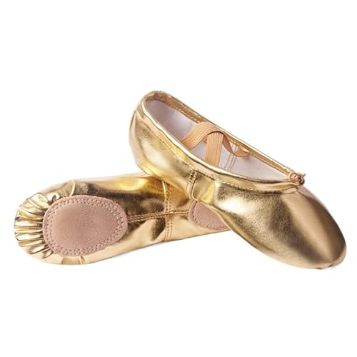 Spitzenschuhe, Professionelle weiche Damen-Ballerina-Tanzschuhe mit geteilter Sohle von GeOinQL