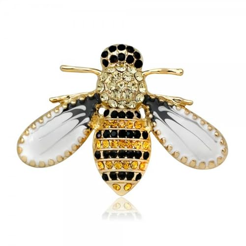 Cartoon Nette Biene Fliegen Insekt Brosche Mode Opal Honigbiene Revers Pin Kinder Mädchen Persönlichkeit Tasche Hut Kleidung Zubehör von GeRRiT