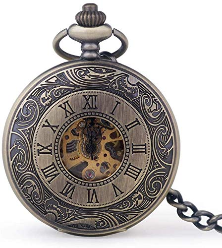 Drop Shipping Mode Vintage Steampunk mechanische Taschenuhr Männer und Frauen Klassische lässige Hohle Digitale Schmuck Uhren Taschenuhr Geschenk von GeRRiT