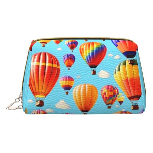GeRRiT Reise-Kosmetik-Organizer mit Heißluftballon-Aufdruck, Reißverschluss, multifunktionale Aufbewahrungs-Kosmetiktasche, Heißluftballons, Einheitsgröße von GeRRiT