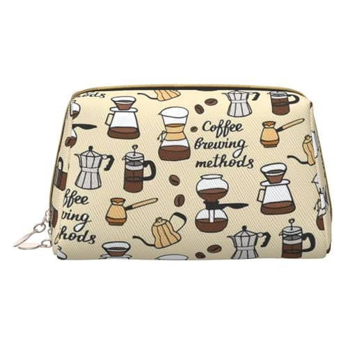 GeRRiT Reise-Kosmetik-Organizer mit Reißverschluss für Kaffee und Süßigkeiten, Zucker-Aufdruck, multifunktionale Aufbewahrungs-Kosmetiktasche, Kaffee und Süßigkeiten, Zucker, Einheitsgröße von GeRRiT