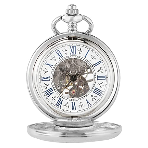 GeRRiT Retro-Taschenuhr, mechanische Steampunk-Taschenuhr, Herren-Holzkreiskette, Taschenuhrkette, Herren- und Damen-Souvenirs GeRRiT Retro-Taschenuhr, mechanische Steampunk-Taschenuhr, Herren-Holzkreiskette, Taschenuhrkette, Herren- und Damen-Souvenirs von GeRRiT