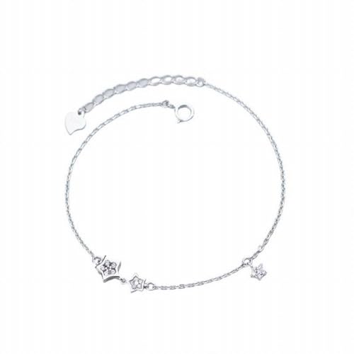 GeRRiT S925 Silber Armband Korean Style Frische Diamant Stern Mädchen Handgemachte Schmuck, S925 Silber Armband von GeRRiT