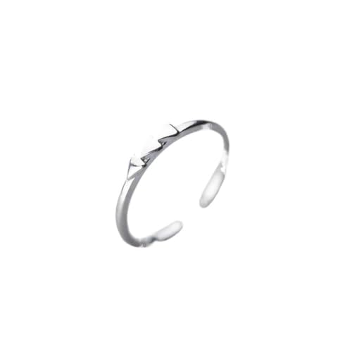 GeRRiT S925 Silber Ring Dreieck Ring Ring Geometrische Ring Index Finger Ring, S925 Silber von GeRRiT