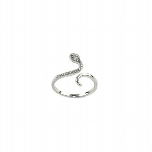 GeRRiT S925 Sterling Silber Persönlichkeit Tier Ring Zubehör 12 Zodiac Micro Inlay Schlangenring, Foto Farbe von GeRRiT