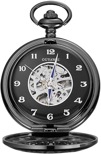 Taschenuhr Retro Handaufzug Perspektive Untere Abdeckung Mechanische Taschenuhr als Geschenk Taschenuhren von GeRRiT