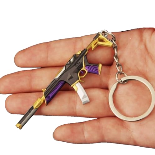 Valorant Games Mini-Waffenmodell, Schlüsselanhänger für Schlüssel, Handys, Rucksack-Dekoration, Prime Spectre, 5-10cm Valorant Games Mini-Waffenmodell, Schlüsselanhänger für Schlüssel, Handys, Rucksack-Dekoration, Prime Spectre, 5-10cm von GeRRiTL
