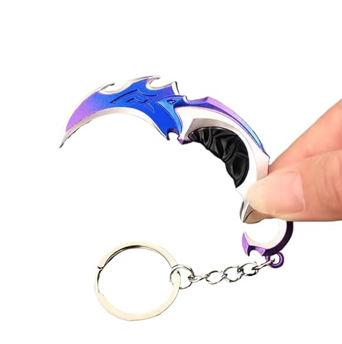 Valorant Games Mini-Waffenmodell, Schlüsselanhänger für Schlüssel, Handys, Rucksack-Dekoration, Reaver, Ep 5 Karambit 1, 5-10cm Valorant Games Mini-Waffenmodell, Schlüsselanhänger für Schlüssel, Handys, Rucksack-Dekoration, Reaver, Ep 5 Karambit 1, 5-10cm von GeRRiTL