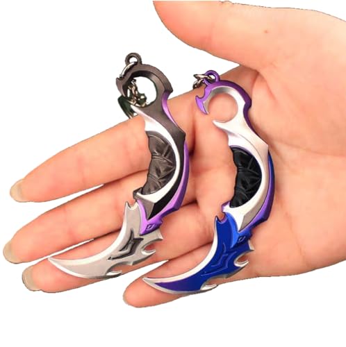 Valorant Games Mini-Waffenmodell, Schlüsselanhänger für Schlüssel, Handys, Rucksack-Dekoration, Reaver, Ep 5 Karambit 2, 5-10cm Valorant Games Mini-Waffenmodell, Schlüsselanhänger für Schlüssel, Handys, Rucksack-Dekoration, Reaver, Ep 5 Karambit 2, 5-10cm von GeRRiTL