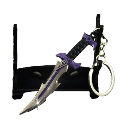 Valorant Games Mini-Waffenmodell, Schlüsselanhänger für Schlüssel, Handys, Rucksack-Dekoration, Reaver Messer, 5-10cm Valorant Games Mini-Waffenmodell, Schlüsselanhänger für Schlüssel, Handys, Rucksack-Dekoration, Reaver Messer, 5-10cm von GeRRiTL