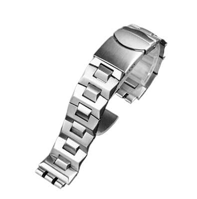 GeRnie Ersatz-Uhrenarmband aus Stahl für Männer und Frauen 19 17 mm, silber 03, 17mm, Rucksäcke von GeRnie