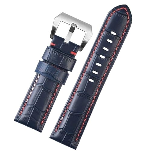GeRnie Rindsleder Leder Armband hergestellt für Herren PAM Armband aus Edelstahl Schnalle Armband 22 mm 24 mm 26, 26mm, Achat von GeRnie