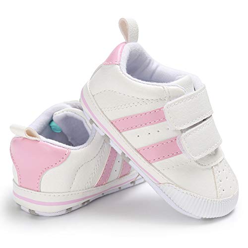 Geagodelia Baby Sneaker Chucks Schuhe Sneakers Krabbelschuhe Lauflernschuhe Winterschuhe Babyschuhe 0-6 6-12 12-18 Monate Hausschuhe (Rosa, 0-6 Monate) von Geagodelia