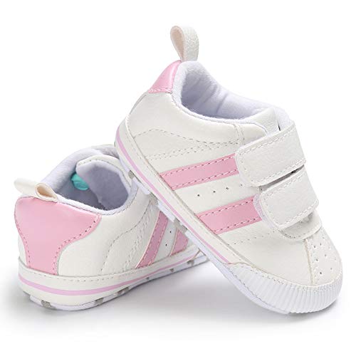 Geagodelia Baby Sneaker Chucks Schuhe Sneakers Krabbelschuhe Lauflernschuhe Winterschuhe Babyschuhe 0-6 6-12 12-18 Monate Hausschuhe (Rosa, 6-12 Monate) von Geagodelia