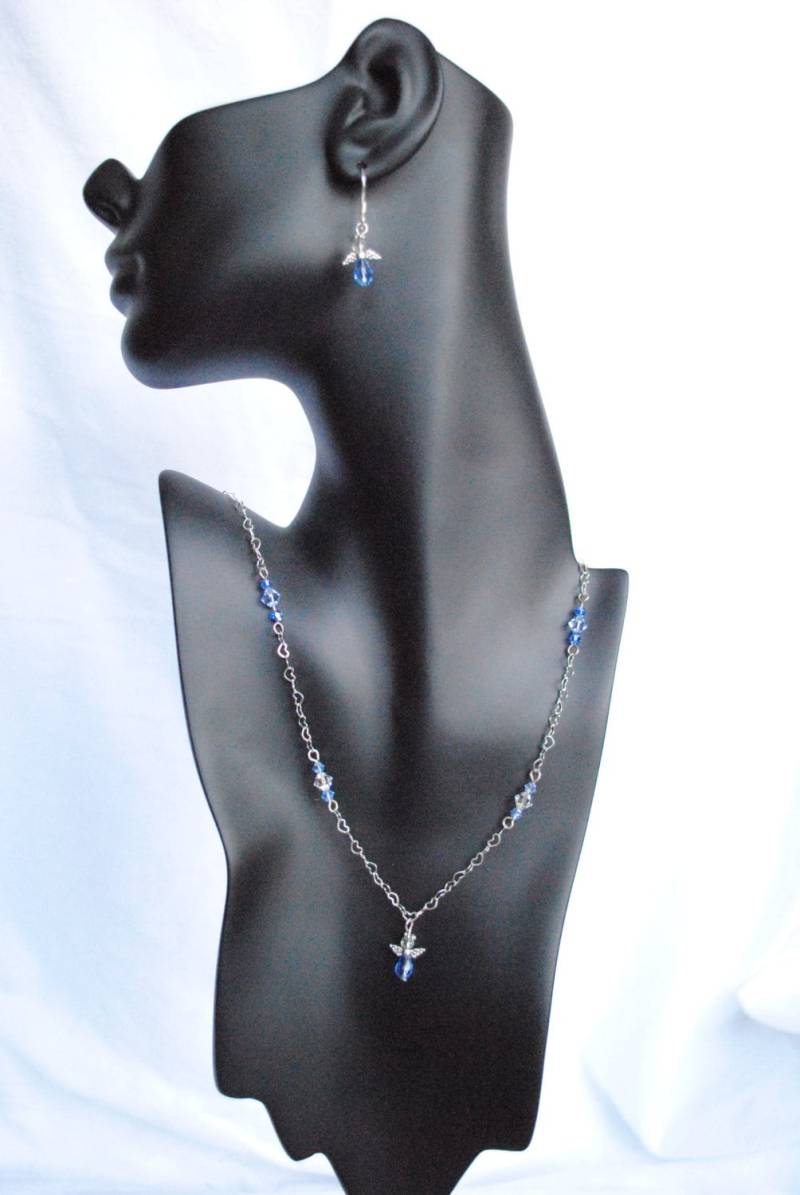 Blauer Engel in Crystal von GeanaMarieCreations