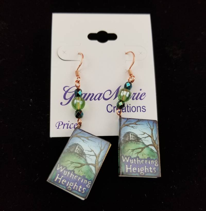 Geschichte Zeit Ohrringe - Wurthering Höhen von GeanaMarieCreations