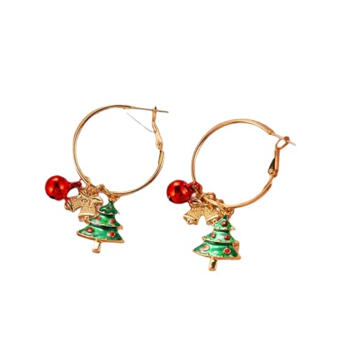 1 Paar Damen-Ohrringe, Weihnachtsdekoration, einfache Legierung, Ohrschmuck für Dating, Party, Schmuck, Ornamente, Kiefernbaum 1 Paar Damen-Ohrringe, Weihnachtsdekoration, einfache Legierung, Ohrschmuck für Dating, Party, Schmuck, Ornamente, Kiefernbaum von Geardeangloow