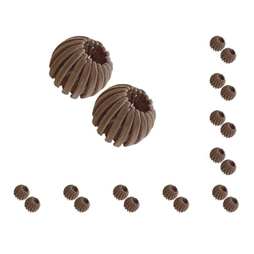 10 Set mit 2 Stück Vogelnest Haarbänder Tragbarer Pferdeschwanzhalter Clip Pferdeschwanz Haarnadeln Retro Frisur Haarklammer Kopfbedeckung Frauen Kaffee von Geardeangloow
