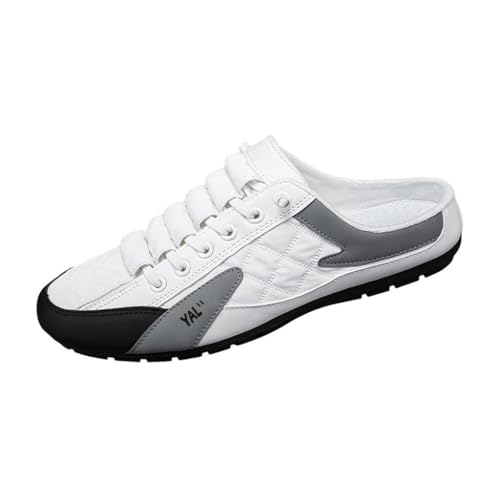 Herren-Sneaker, Slipper, Halbschuhe, Arbeitsschuhe, Freizeit, Sport, Loafers, Weiß, Größe 39, Weiß, Größe 39, Medium von Geardeangloow