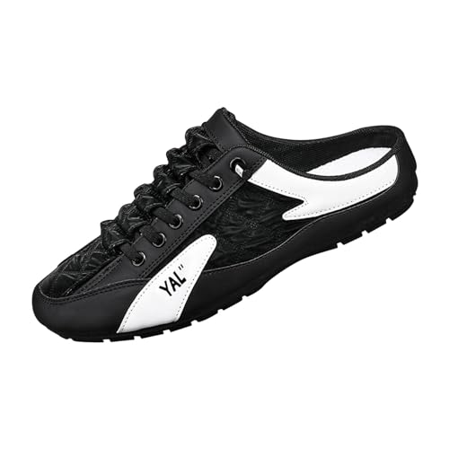 Herren-Sneaker zum Reinschlüpfen, lässige Sportschuhe, Loafers für Wanderer, Outdoor, Teenager, Größe 39, Schwarz, Größe 39, Schwarz, Größe 39, Medium von Geardeangloow