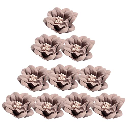 Kamelienblütenköpfe für DIY-Haarzubehör, 4,5 cm, 10 Stück von Geardeangloow