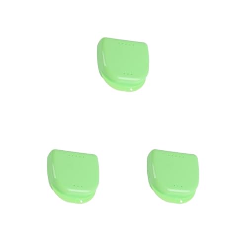 Zahnreinigungskoffer, für den täglichen Gebrauch, versiegelt, klein, staubdicht, Mundschutz, Organizer, kiefergerechter Stil 1, 3 Stück von Geardeangloow