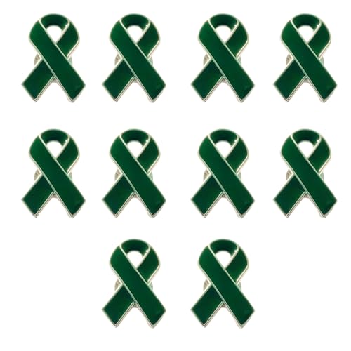 10pcs Bewusstsein Email Lappel Pin Ribbon Brosche Brustkrebs Gesundheitsversorgung Öffentliche Wohlfahrtsabzeichen Schmuckzubehör Email Lappel Pin von Geavonyg