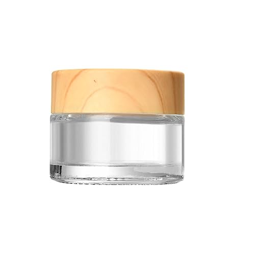 1pc Runde Gläser Mit Lecksicheren Deckeln Leere Glasprobengläser Für Make Up Gesichtscreme Auge Creme Lippenbalsam Werkzeug Make Up Sampler Sampler Behälter von Geavonyg