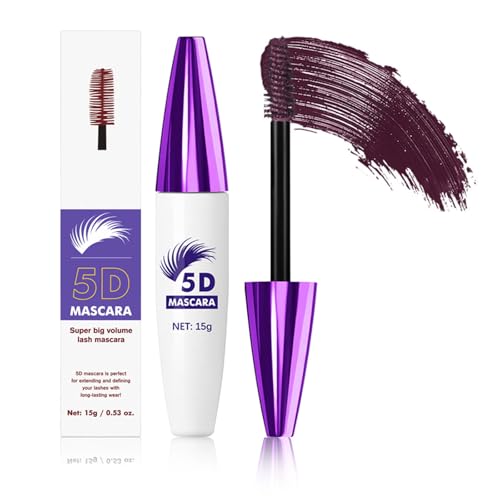 5d Seidenfaser Mascara Für Stilvolle Volumisieren Und Rolleln Mit Müheloser Anwendung Smudgeproof Für Frauen Kontaktlinsen Sicher von Geavonyg