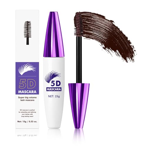 5d Seidenfaser Mascara Für Stilvolle Volumisieren Und Rolleln Mit Müheloser Anwendung Smudgeproof Für Frauen Kontaktlinsen Sicher von Geavonyg