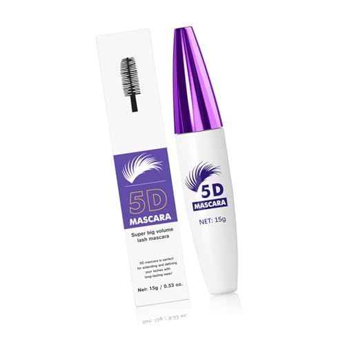 5d Seidenfaser Mascara Für Stilvolle Volumisieren Und Rolleln Mit Müheloser Anwendung Smudgeproof Für Frauen Kontaktlinsen Sicher von Geavonyg