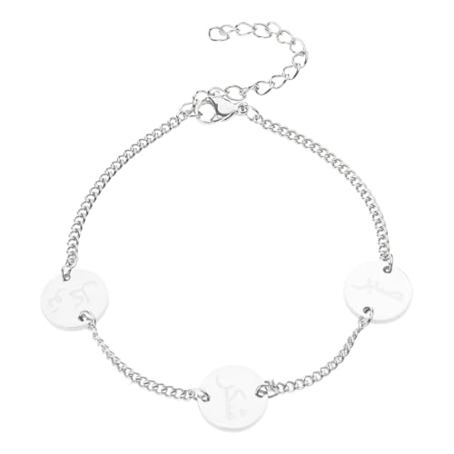 Anhänger Schmuck Arabische Münzarmband Edelstahlkettenarmband Schöne Handgelenk Perfekte Geschenk Für Frauen Mädchen Schönes Handgelenk von Geavonyg