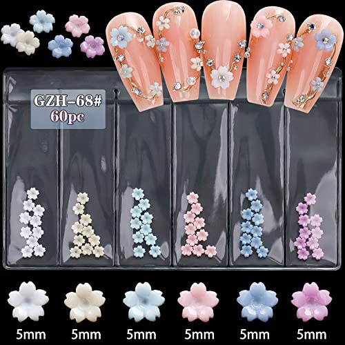 Blumennägelkunst Dekorationen Charms Herzbär Schmuck Edelsteine ​​DIY Supplies Für Frauen Mädchen Kit Aufkleber von Geavonyg