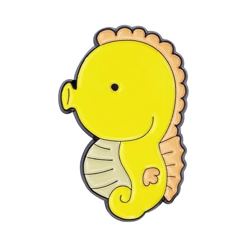 Buntes Cartoon Sea Animal Broschen Einzigartige Meereskreaturen Abzeichen Legierung Textur Seeröschung Für Alltägliche Cartoon Ozeanbrosche von Geavonyg