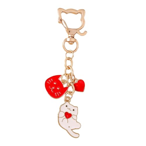 Cartoon Katzen Drucksack Charme Schlüsselbund Zubehörbeutel Anhänger Keychain Rucksack Dekore Für Frauen Und Studenten Katzen Anhänger Cartoon Katzen Drucksack Charme Schlüsselbund Zubehörbeutel Anhänger Keychain Rucksack Dekore Für Frauen Und Studenten Katzen Anhänger von Geavonyg