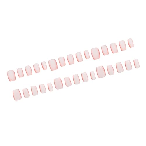 Drücken Sie Nägel Kleber Auf Französischen Spitzen Gefälschte Glitzer Matte Falsche Künstliche Geschenke Für Frauen Mädchen Nagel Sarg Mandel Französisch Nagel von Geavonyg