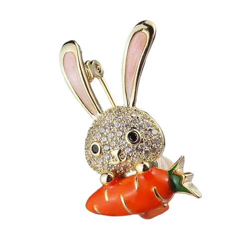 Elegant Anime Inspirierte Kaninchen Brosche Handgefertigt von Geavonyg