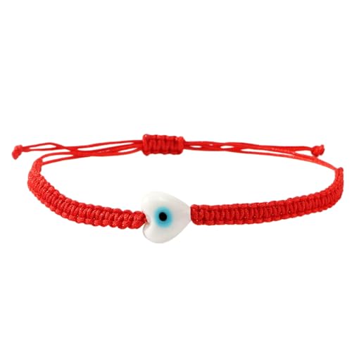 Elegant Geflochtenes String Armband Mit Spirituellem Augensymbol Vielseitiger Schichtschmuck Für Alltägliche Outfits Perlen Handgefertigtes Handgefertigtes Armband von Geavonyg