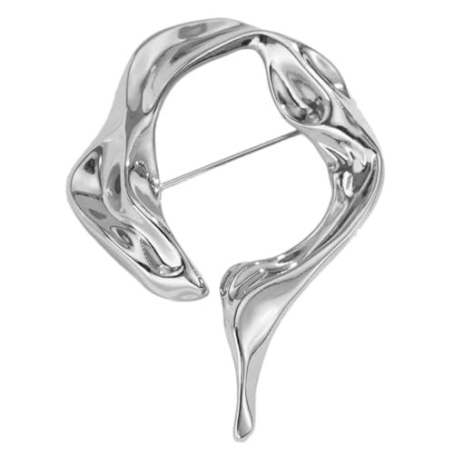 Elegante Legierungsbrosche Mit Kompliziertem Hohlem Design Einzigartiger Revers Pin Schmuck Perfekt Für Partys Und Tägliche Pendelpendlerpendler Tragen Brosche von Geavonyg