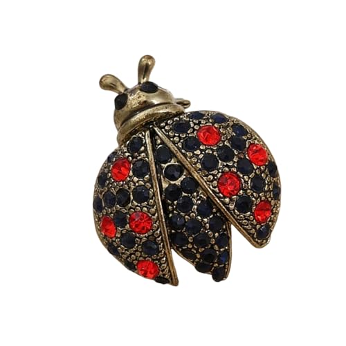 Elegante Metallic Ladybirds Accessoire Sekt Steine ​​und Langlebige Shines Finish Elegante Diamonds Ladybirds Pin Shimmering Geschenkschmuck von Geavonyg