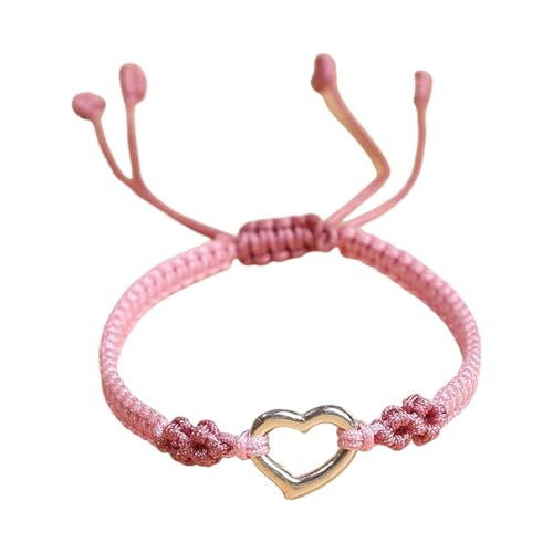 Elegante Stile Gewebte Armbänder Schmuckzubehör Für Frauen Mit Hollow Heart Designs Tragbar Für Besondere Geschenke Frauenpartyzubehör von Geavonyg