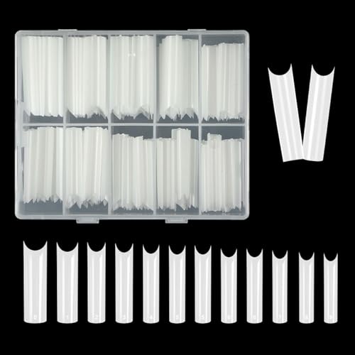 Extra Lang Quadratisch Gefälschte Nägel Acrylspitzen Halbe/volle Abdeckungen Mandel/Quadrat Falsch 12 Größen Für Frauen Girls Geschenke Extras Nagelspitzen von Geavonyg