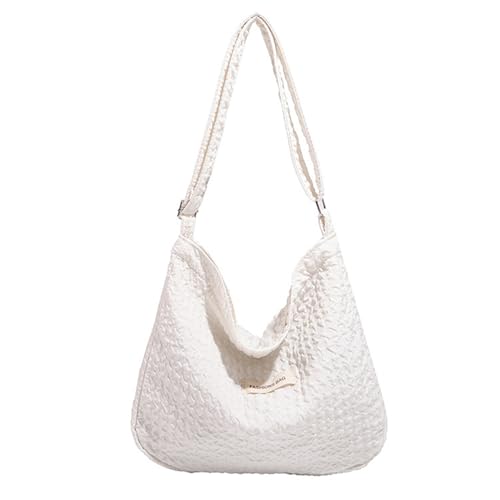 Falten Crossbody Tasche Für Frauenwolken Wie Schultertasche Handtasche Geldbörse Verstellbares Gurt Crossbody Damen PU Clutch Handtasche Stylish von Geavonyg