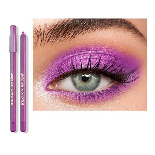 Farbige Gel Bleistift Metallic Glitzer Eye Liner Schatten Wasserdichte Lang Anhaltende Make Up Stift Geschenke Augen Make Up Stifte von Geavonyg