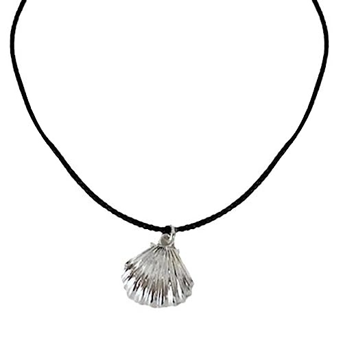 Fashion Shell Anhänger Halskette Schlüsselbein Kette Einfaches Schwarzes Seil Verstellbares Armband Choker Statement Schmuck Shell Anhänger Statement Geschenk Für Ihren Einzigartigen Charme von Geavonyg