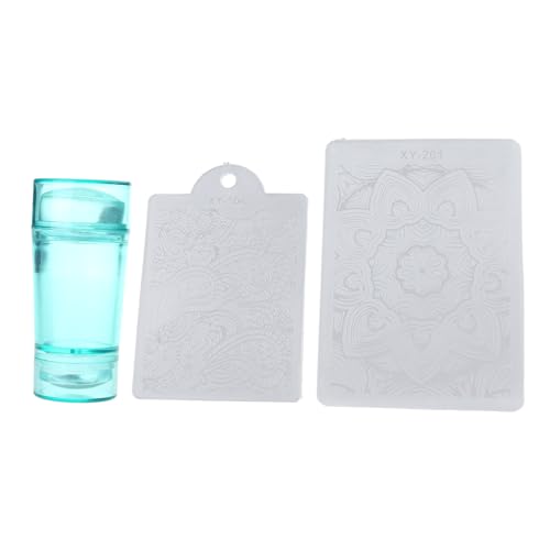 Französische Nagelstempel Head Art Stamper Clear Silicon Stempel Für Manicure Design Kit Silikon von Geavonyg